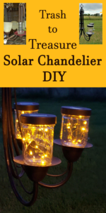 solar fairy light chandelier